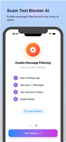 Shield: Scam Text Blocker AI Screenshot 1 of 4