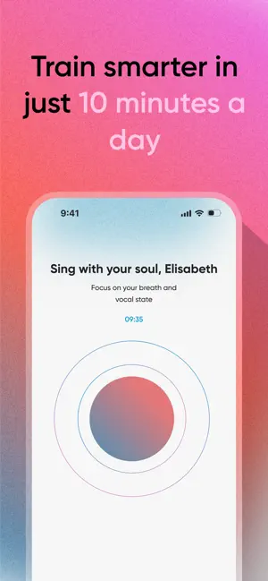 Melody Singing Coach iPhone screenshot 2
