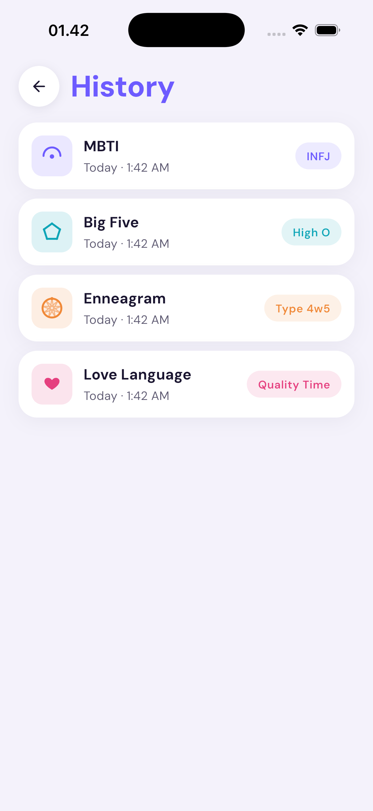 Personality Test: MBTI TypeMe screenshot 4