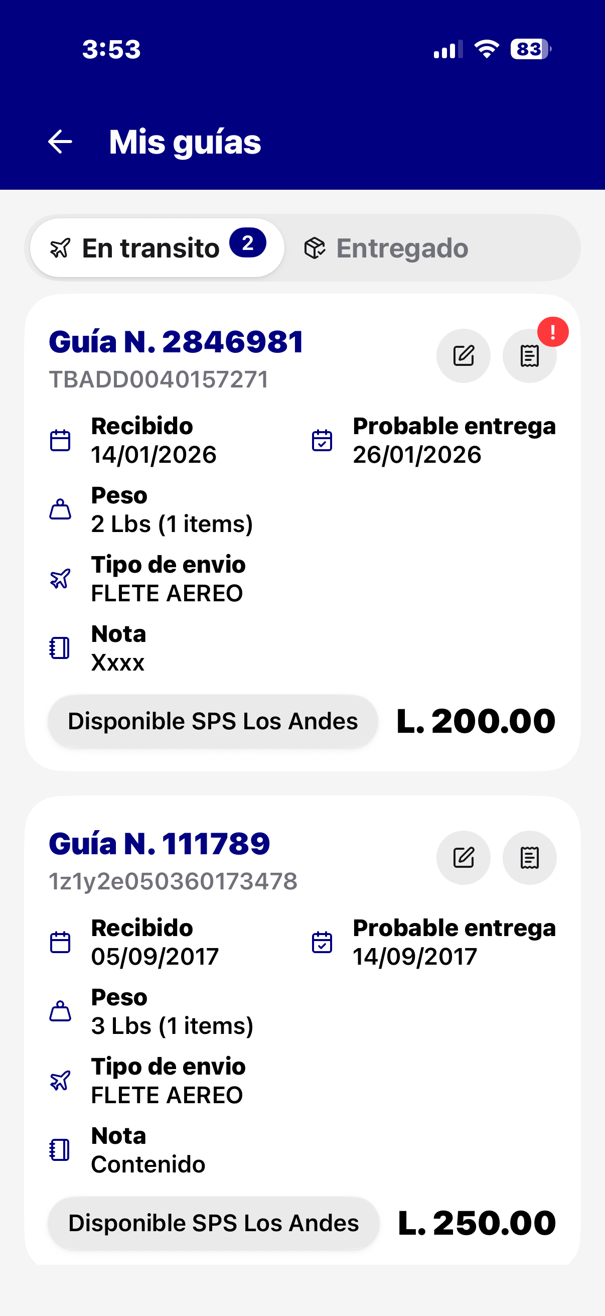 SerCargo Logistics screenshot 8