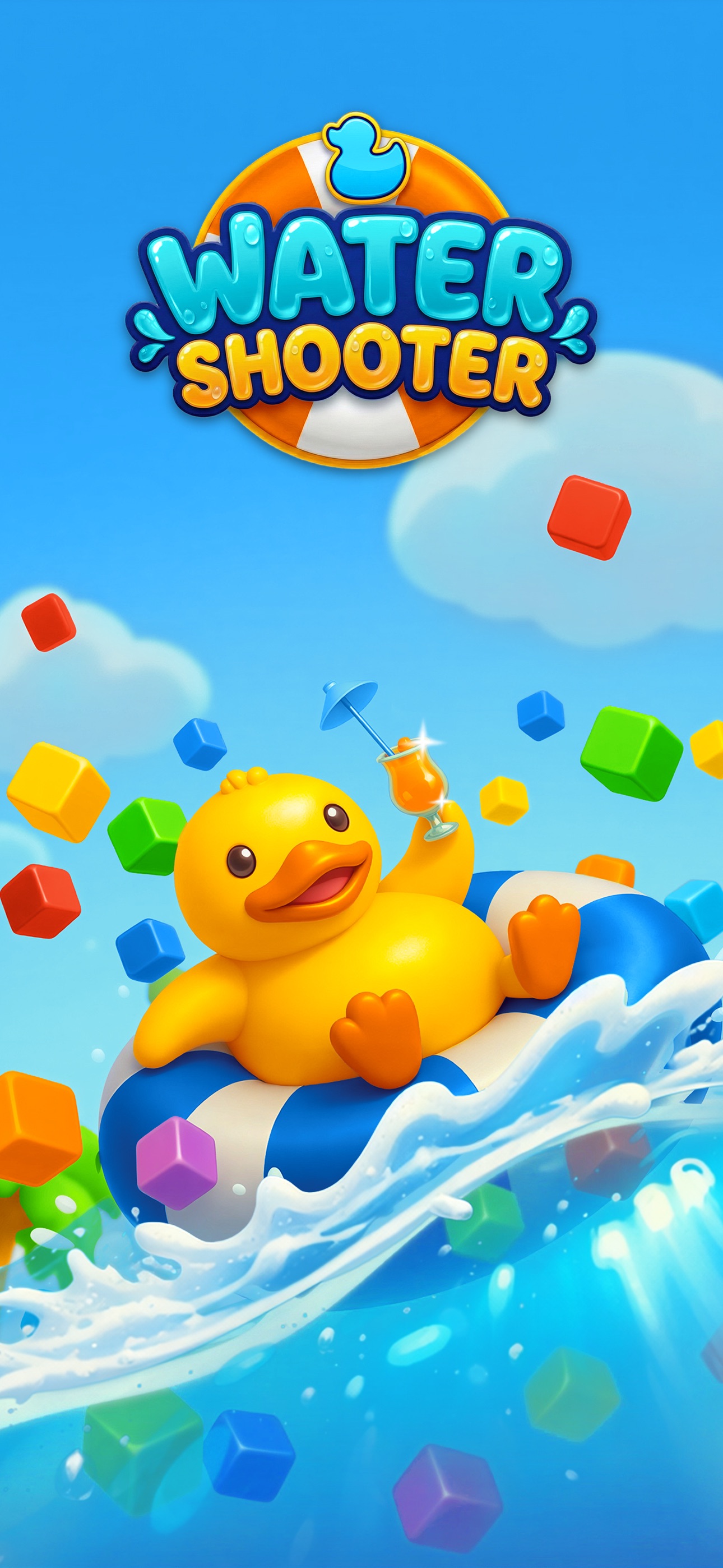 Screenshot 1 of Water Shooter: Cube Splash