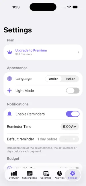 PaYoR: Track Subscriptions screenshot 4
