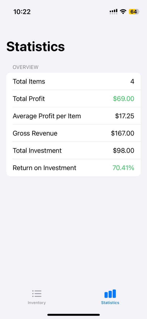 iPhone screenshot