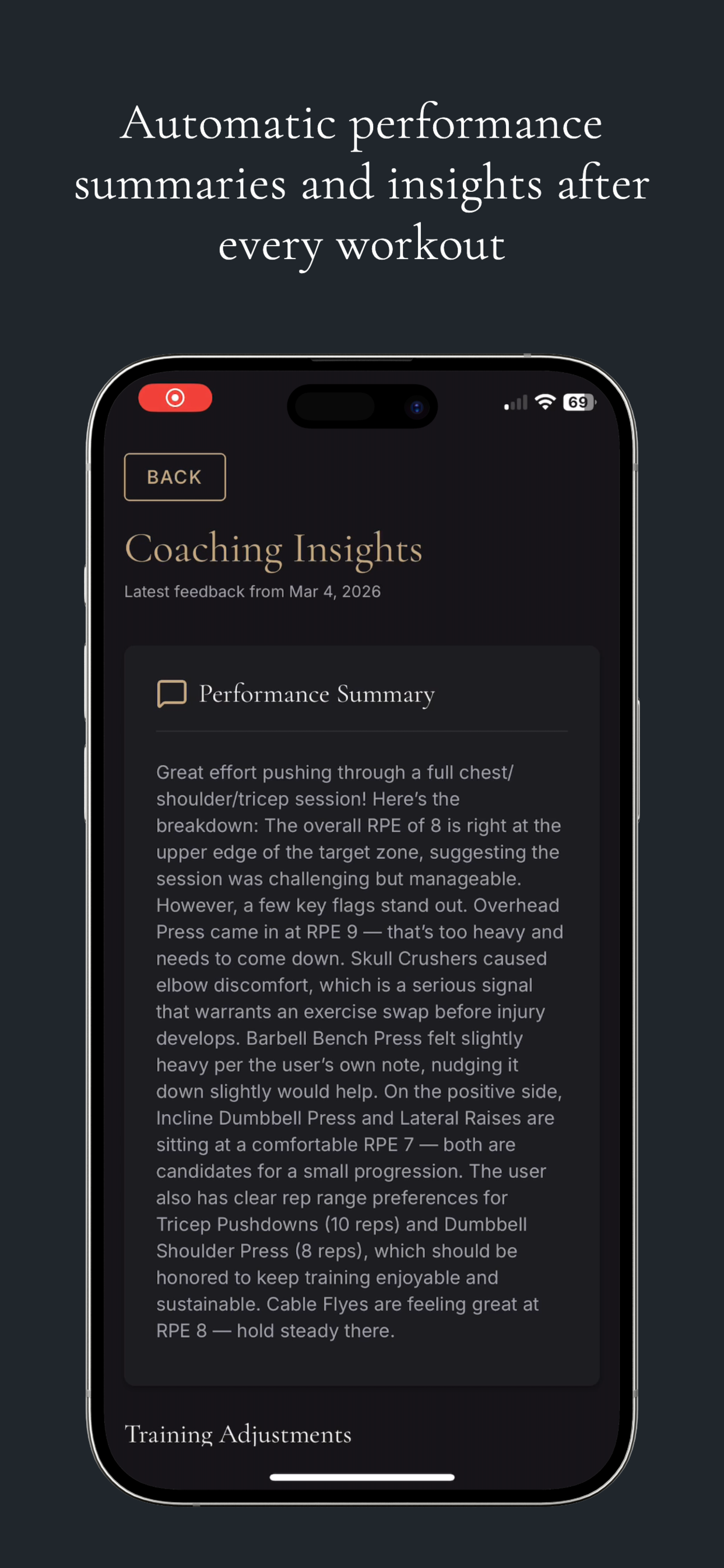 BioTrac: Smarter Workout Plans screenshot 4