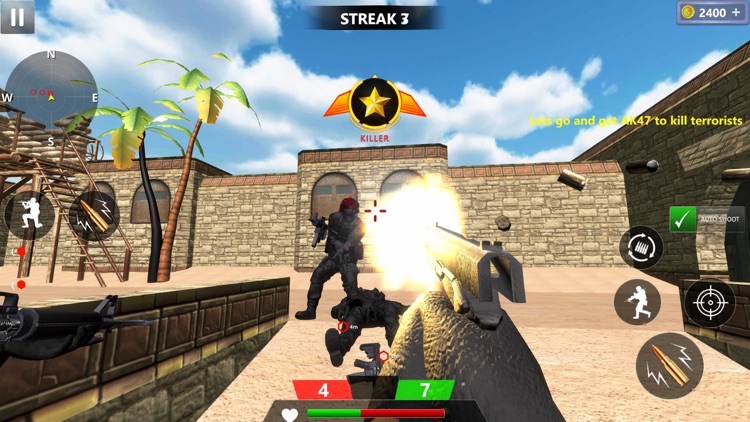 Sniper Pure Team Swat Games screenshot-3