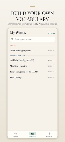 TopicLingo — Trending Words iPhone screenshot
