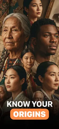 Captura de pantalla de Ethnicity Ancestry: Lineage AI en iPhone 1