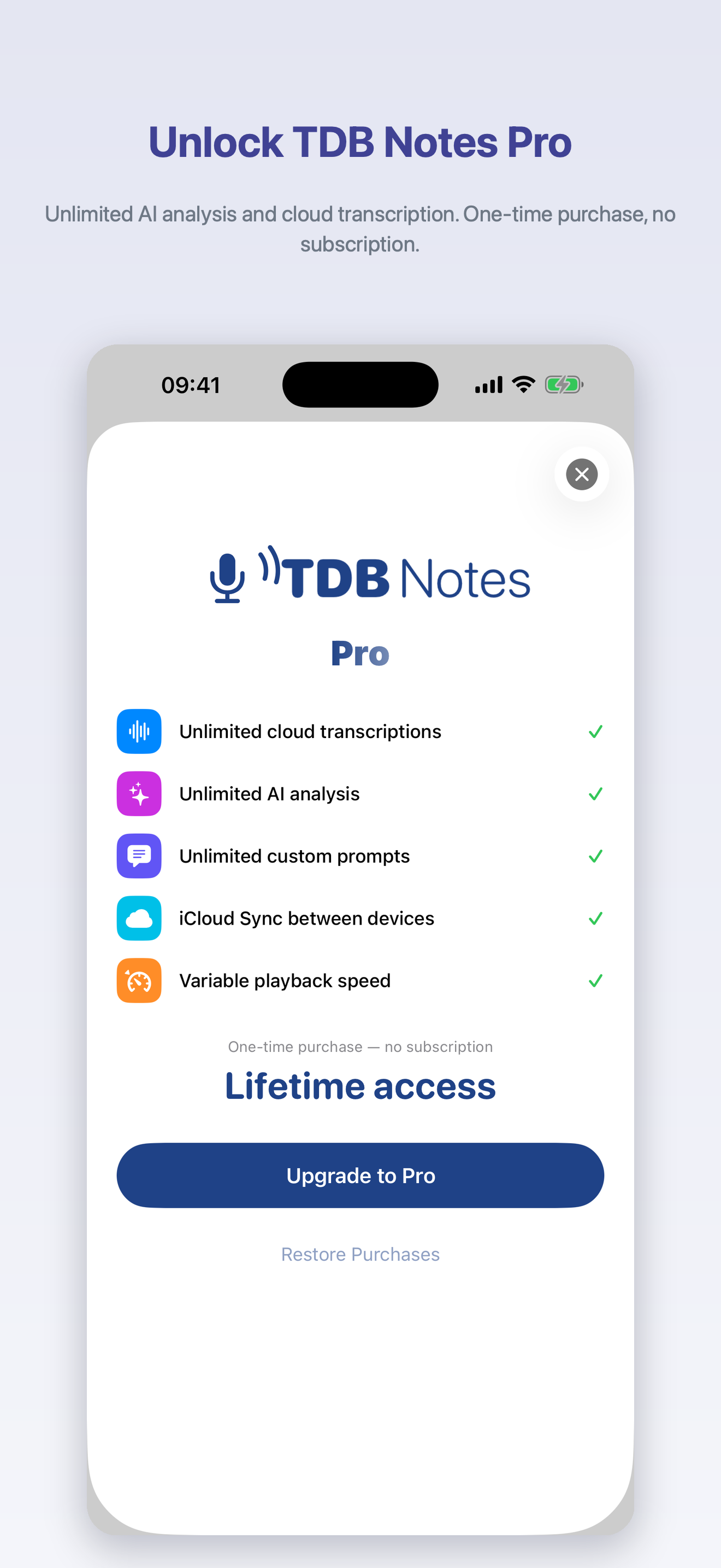 TDB Notes: Voice to Text screenshot 8