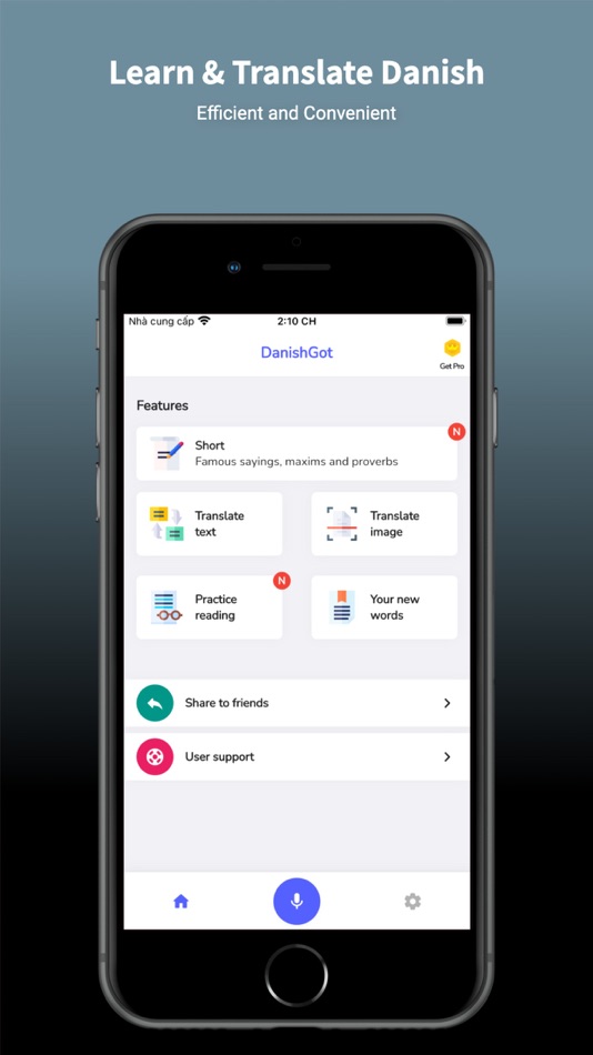#1. Danish Translator & Learn + (iOS) 由: AmazinPro