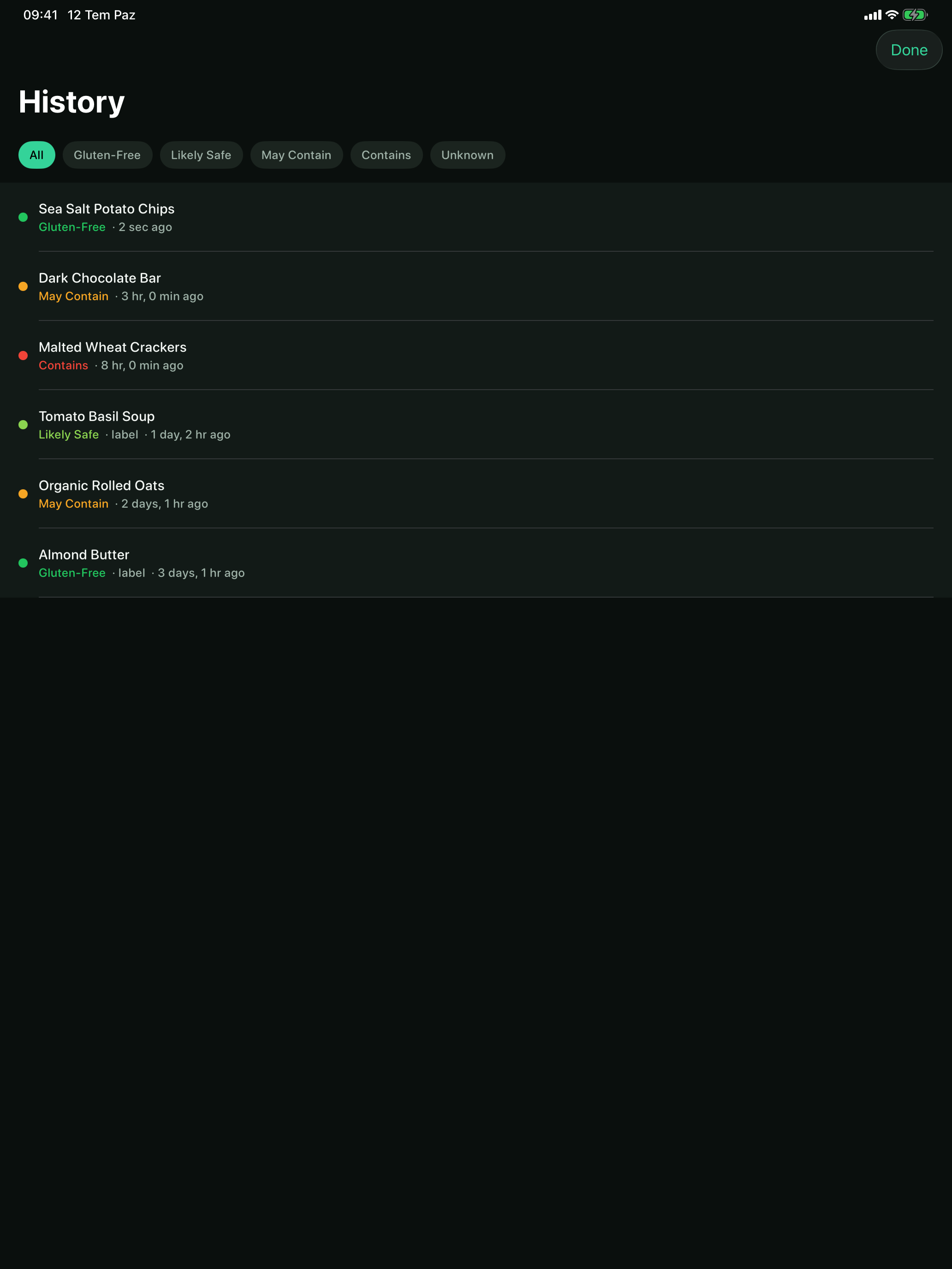 Gluten Free Label Scanner screenshot 7