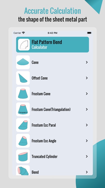 Flat Pattern Bend Calculator