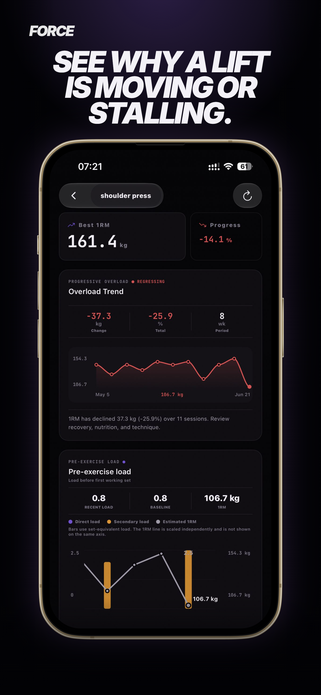 Force: Workout Log & AI Coach screenshot 5