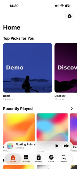 Minidisc - Navidrome & Lidarr screenshot 1