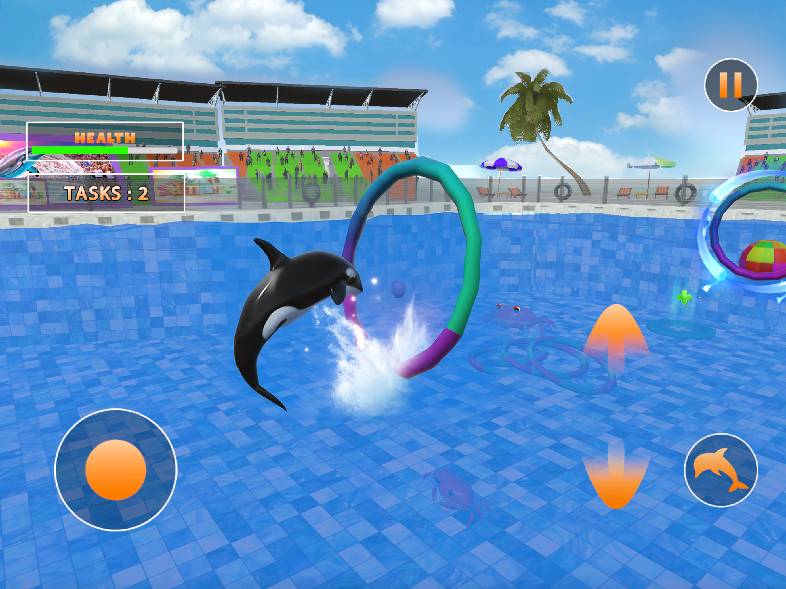 Dolphin & Shark Simulator Game screenshot 5