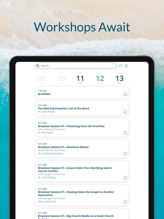 Enrichment  Retreat iPad screenshot 3 - Reference app