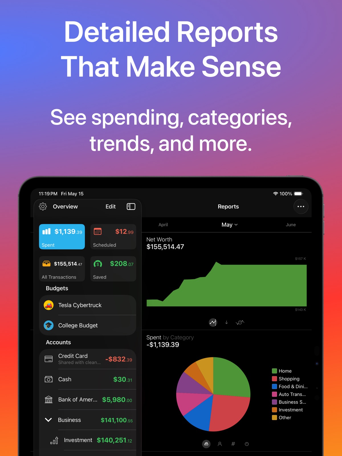 Money: Budget, Expense Tracker ipad screenshot 3