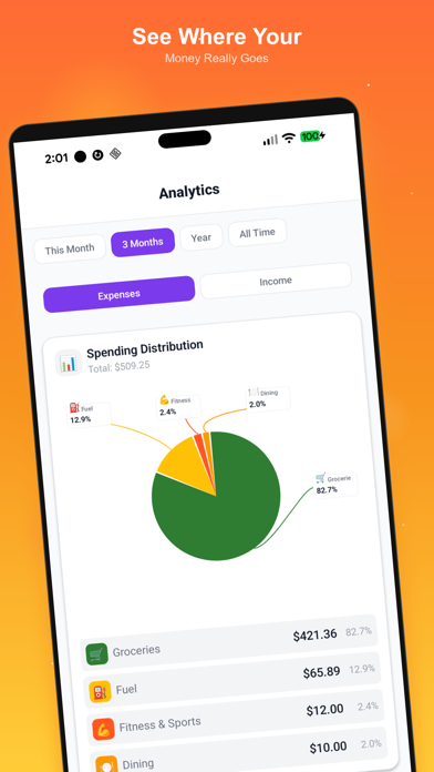 Expense Tracker - AI Money Pro screenshot
