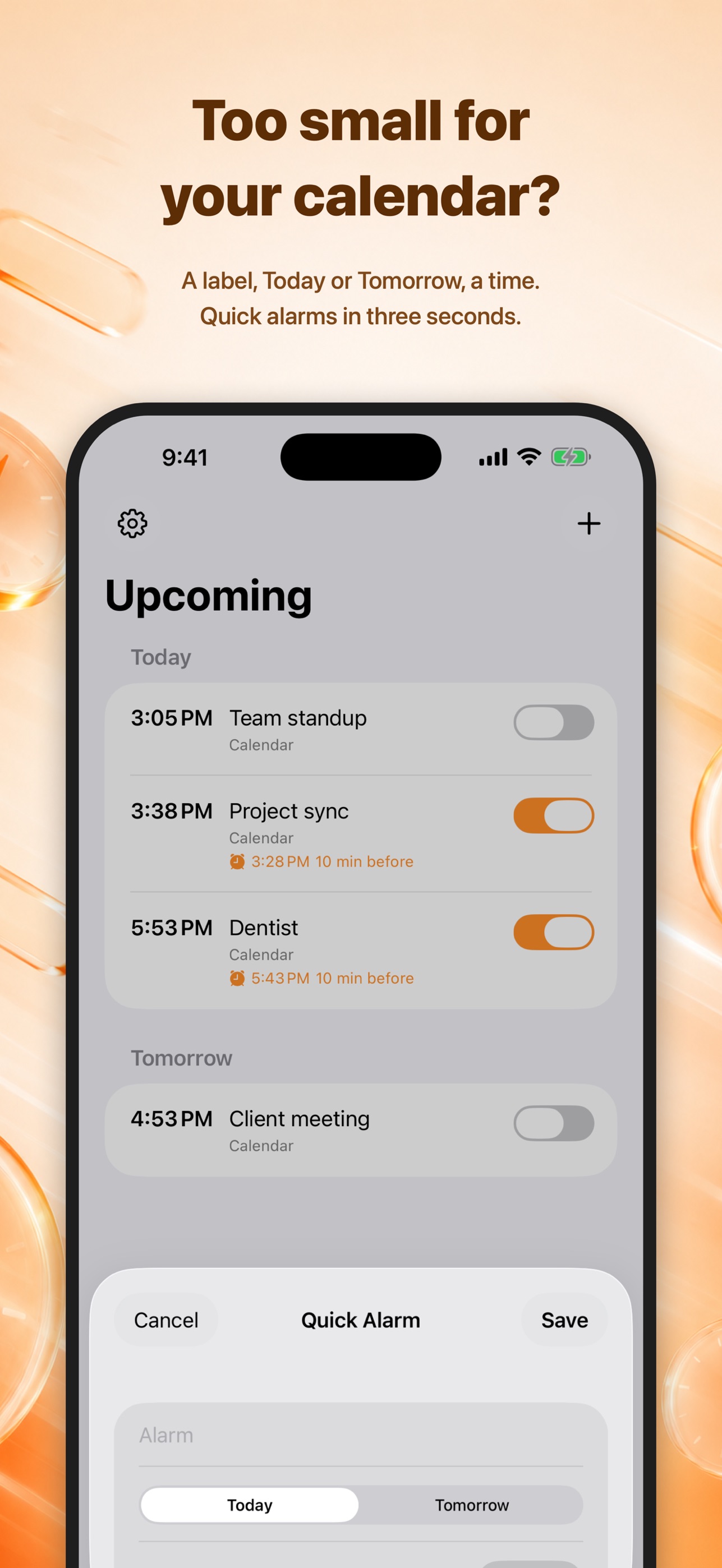 Screenshot 4 of CalAlarm — Calendar Alarms