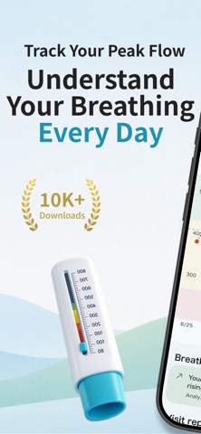 Peak Flow Diary | Asthma Screenshot 1 of 6