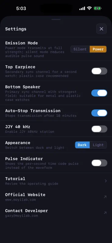 MoyiWave - Atomic Watch Sync screenshot 4 of 5