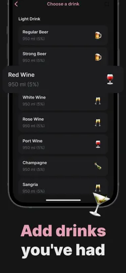 Capture d'écran de Alcool Test - BAC Buddy sur iPhone 3