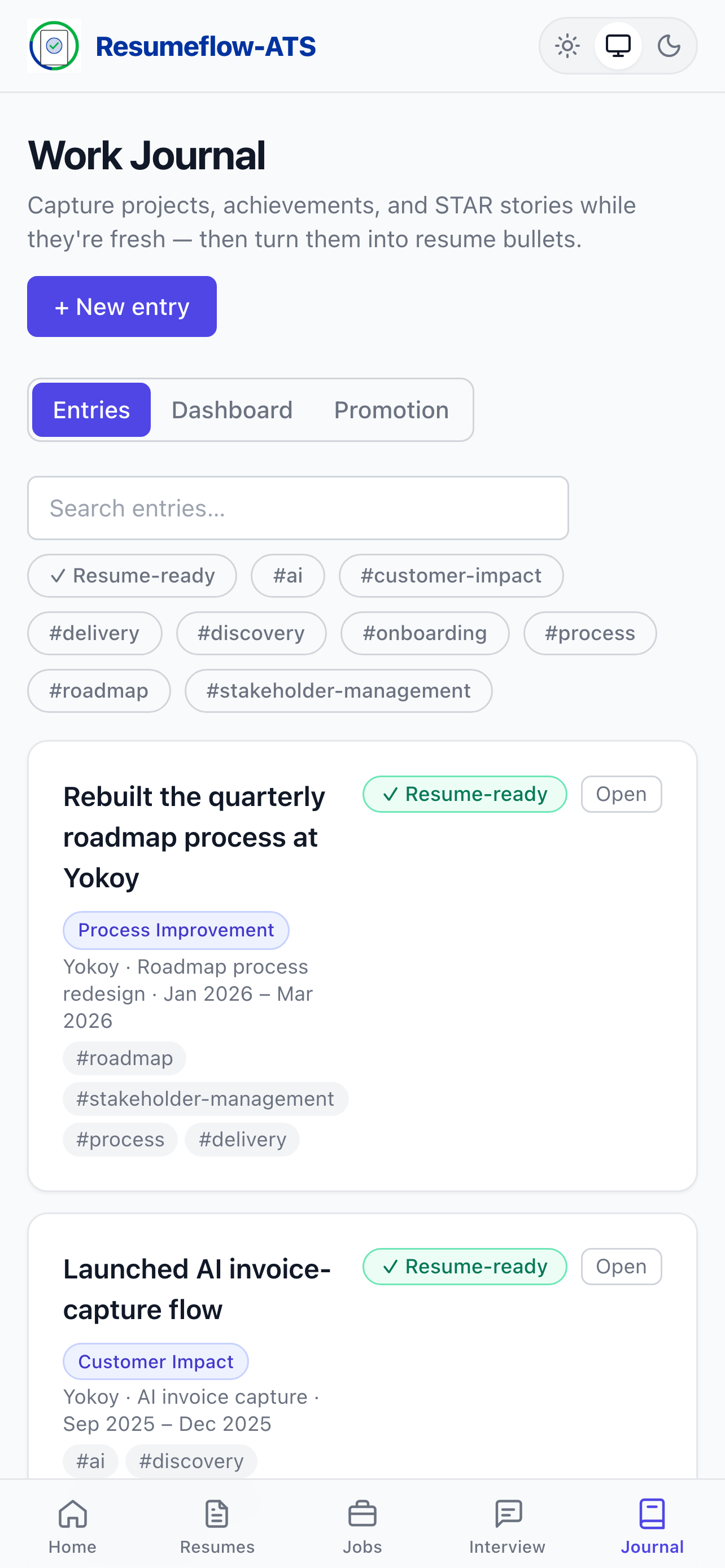 Resumeflow ATS screenshot 5