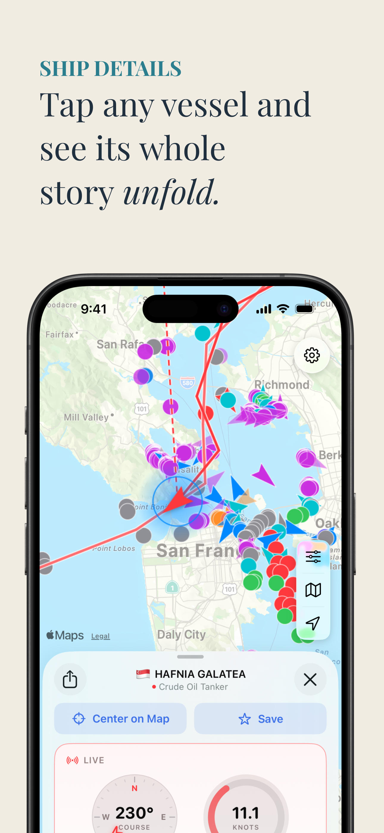 VesselFlow: Live Ship Tracker screenshot 2