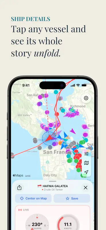 VesselFlow: Live Ship Tracker screenshot 2 of 6