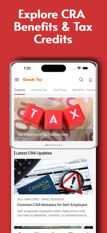 Canada Income Tax - CRA Guide screenshot