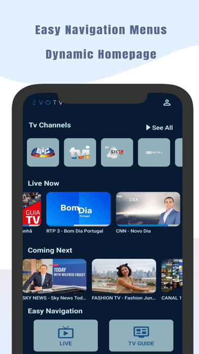 EVO-TV Screenshot