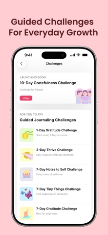 Gratitude: Self-Care Journal screenshot