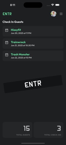 ENTR Guestlist Screenshot 1 of 6