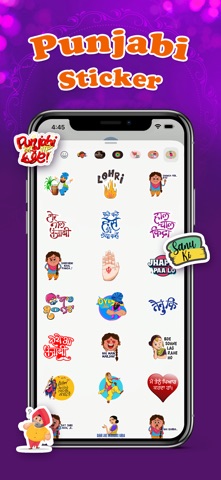 Punjabi Stickers ! iPhone screenshot