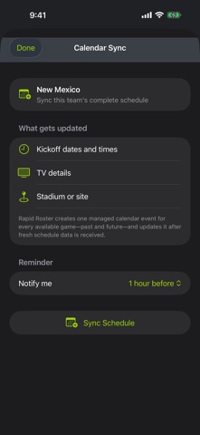 App screenshot