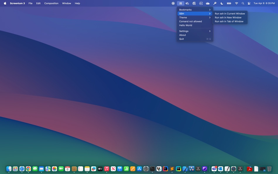 #1. sshMe (macOS) Przez: Aihua(Kevin) Sun