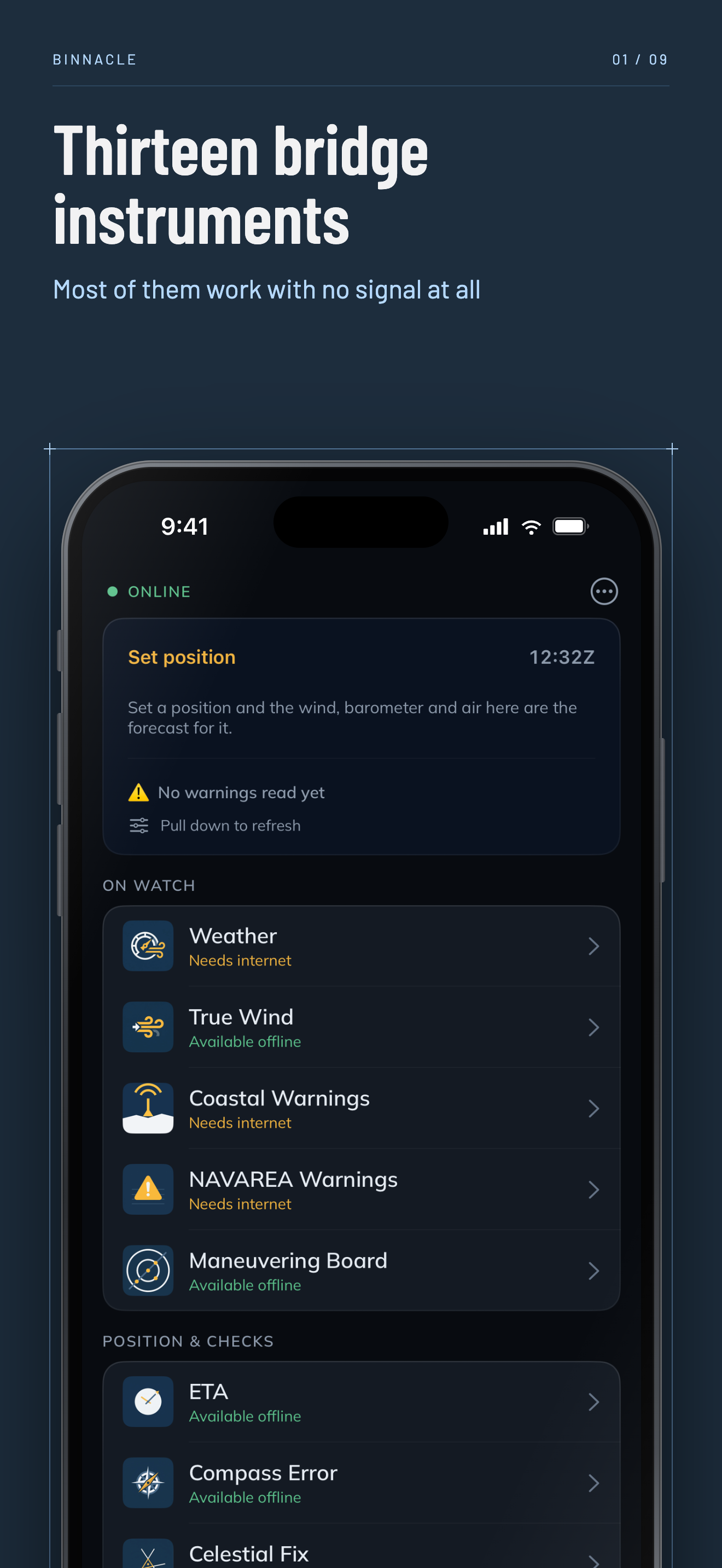 Binnacle: Nautical Calculator