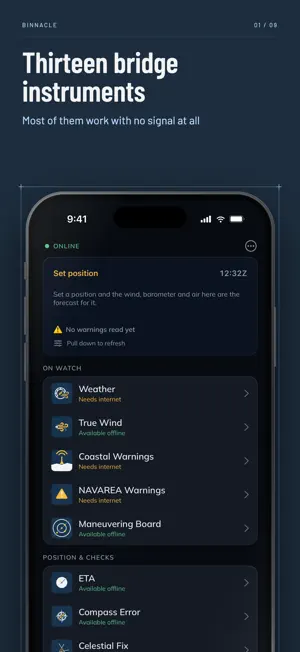 Binnacle: Nautical Calculator screenshot 1