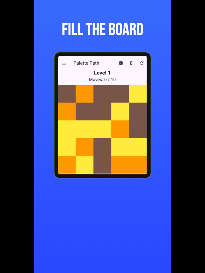 Color Flood Logic Puzzle