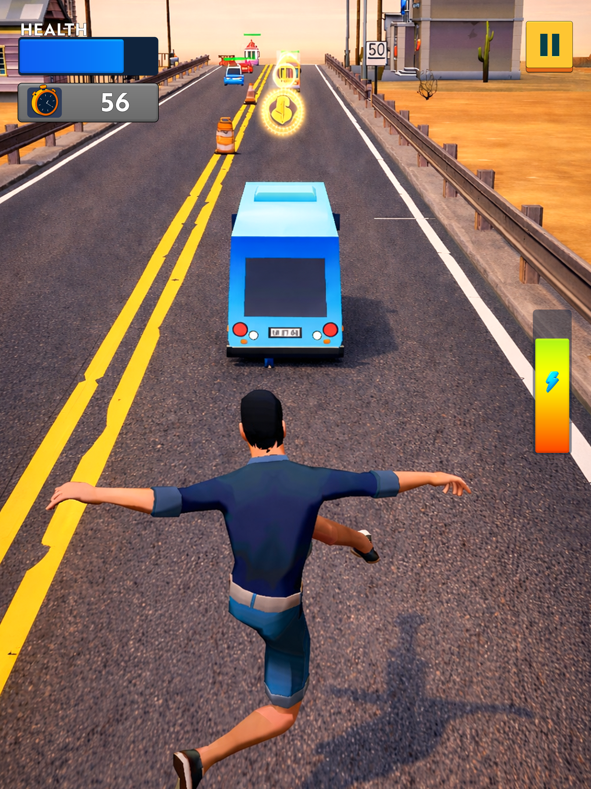 Road Dash Hero:Endless running screenshot 8