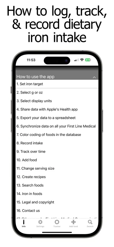 Iron Counter and Tracker screenshot 1