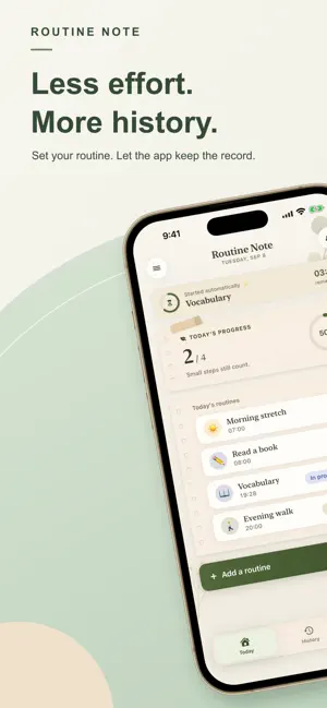 Routine Note: Habit Tracker screenshot 1