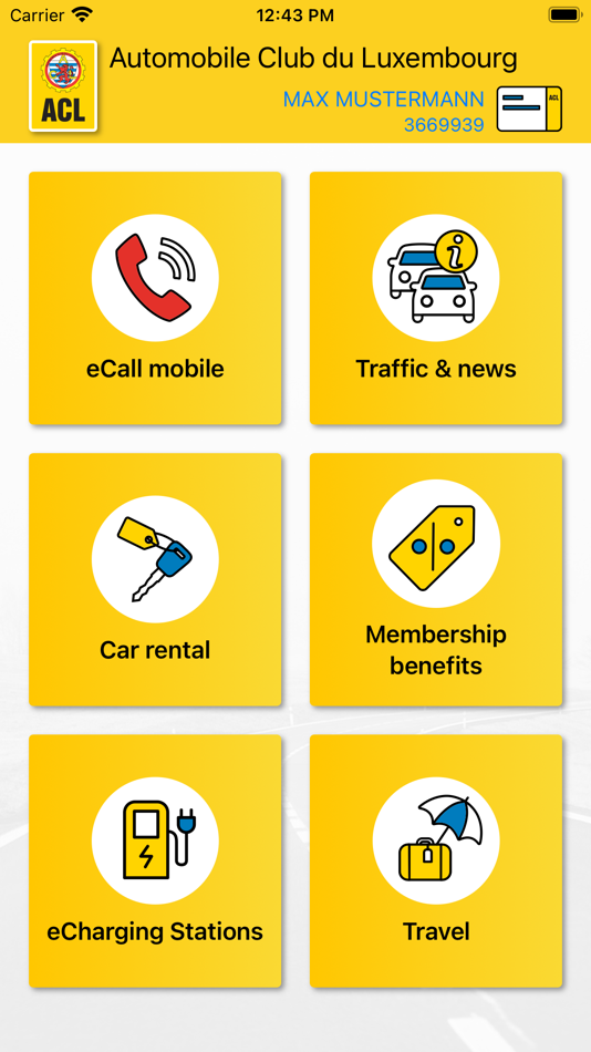 #1. ACL App (iOS) Podle: Automobile Club du Luxembourg