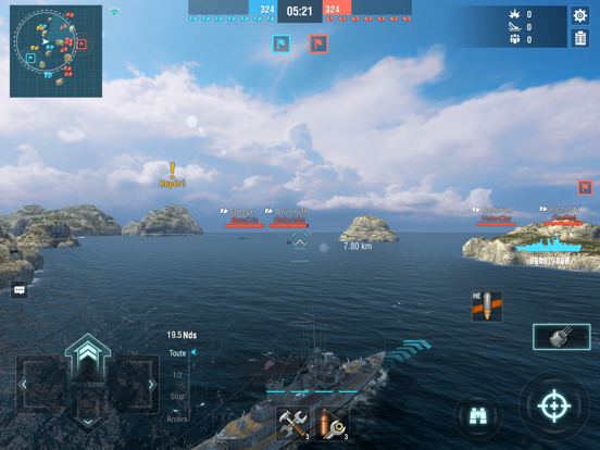 Screenshot #4 pour World of Warship Blitz: Bateau