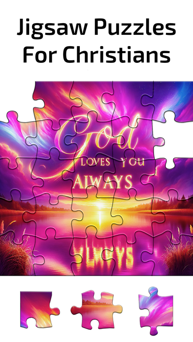 Bible Jigsaw Puzzles. Screenshot