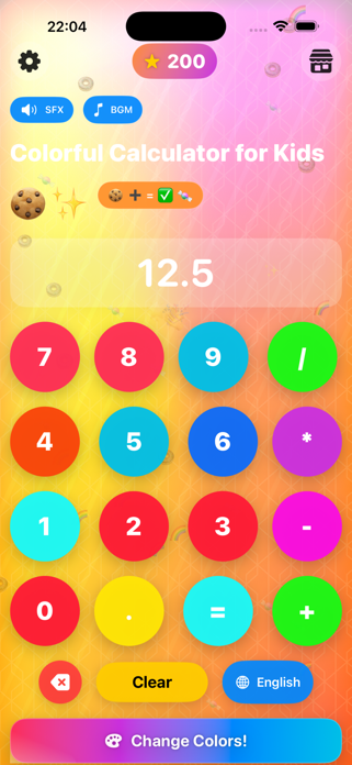 Fun Math: Color Calculator Screenshot 10 of 10