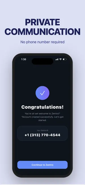 Zentro Private Chats & Calls screenshot 1