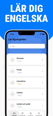 Lär dig engelska enkelt screenshot