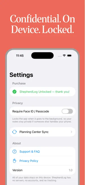ShepherdLog - Pastoral Care screenshot 4
