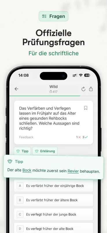 Waidwissen - Jagdschein App screenshot 2 of 6