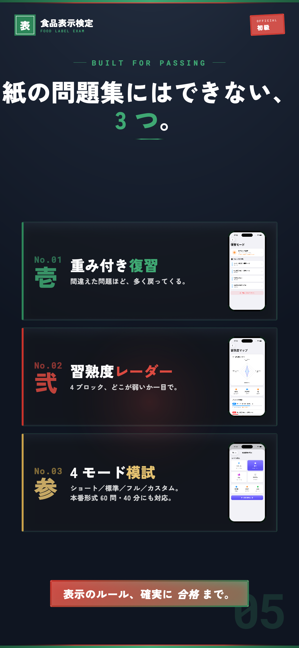 食品表示検定初級 試験対策｜問題集 screenshot 5